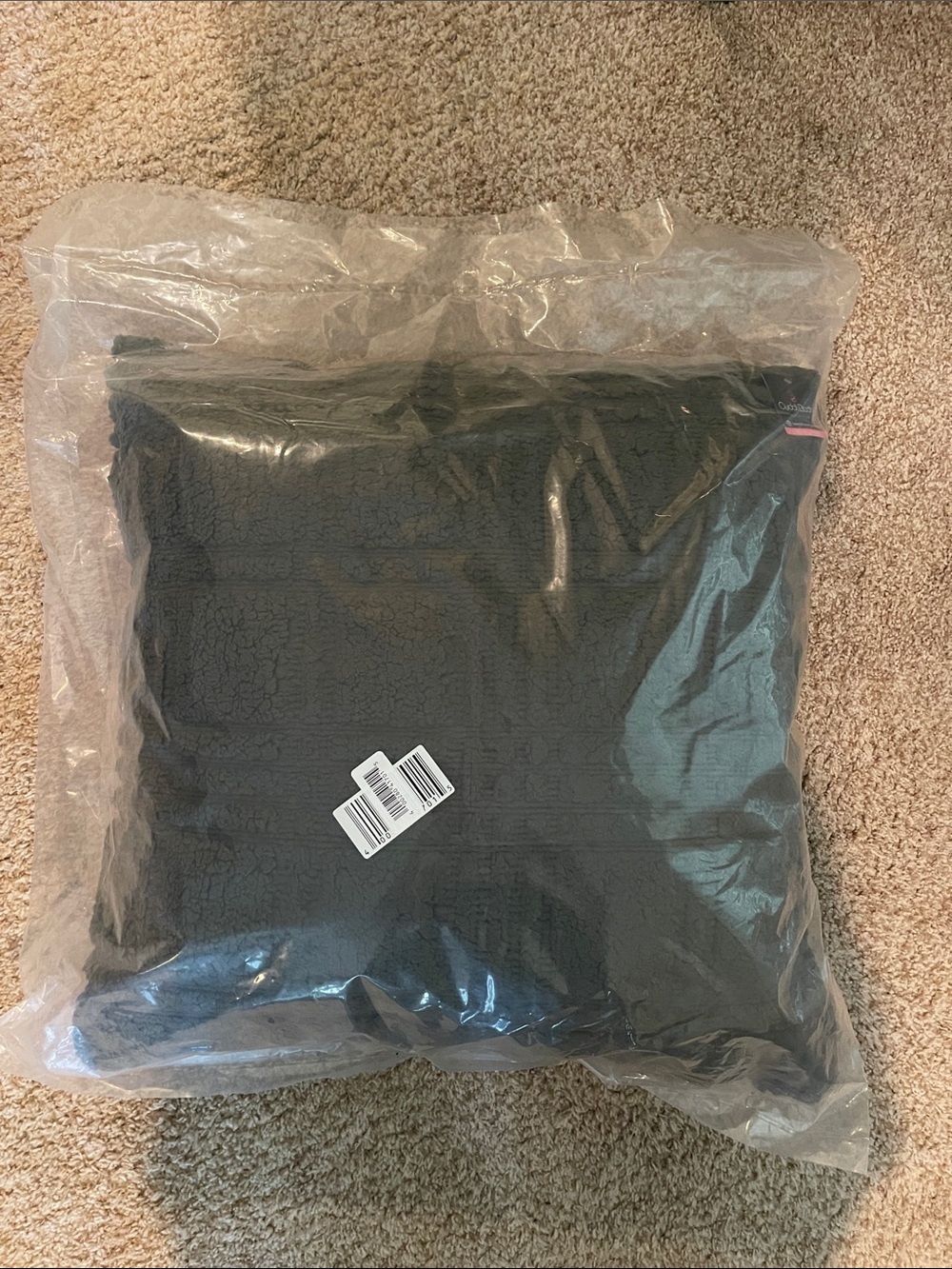 New Cuddl Duds Plush Large Throw Pillow Sherpa